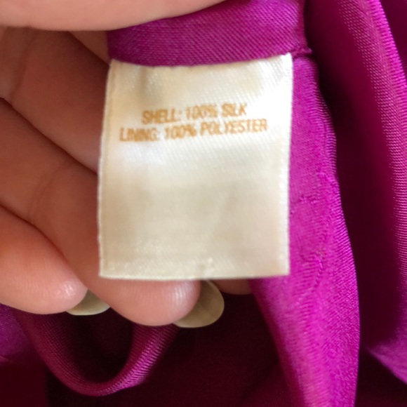 Kate Spade ♠️ silk fuschia bow dress! - Picture 5 of 8